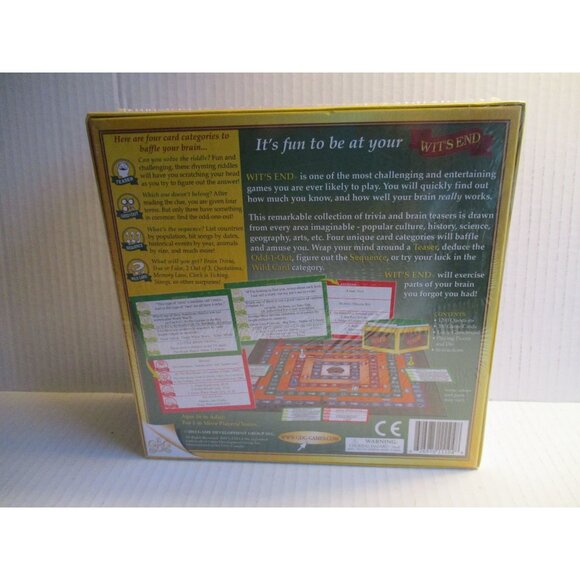 *WITS End Trivia and Lateral Thinking Board Game - NIB - Picture 2 of 5